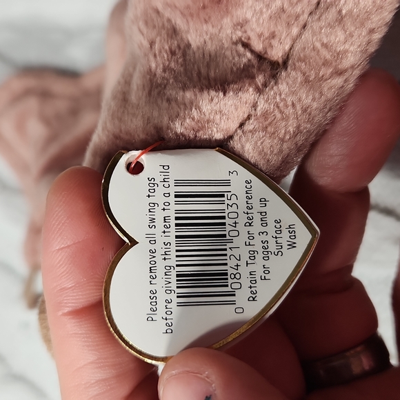 🕸Vintage Ty Beanie Baby Original Batty The Bat 1996 P.E. Pellets - Picture 7 of 9